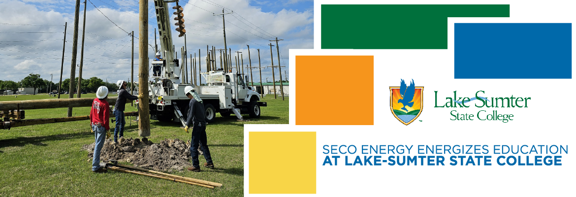 SECO News May 2024 SECO Energy Energizes Education at Lake-Sumter State College
