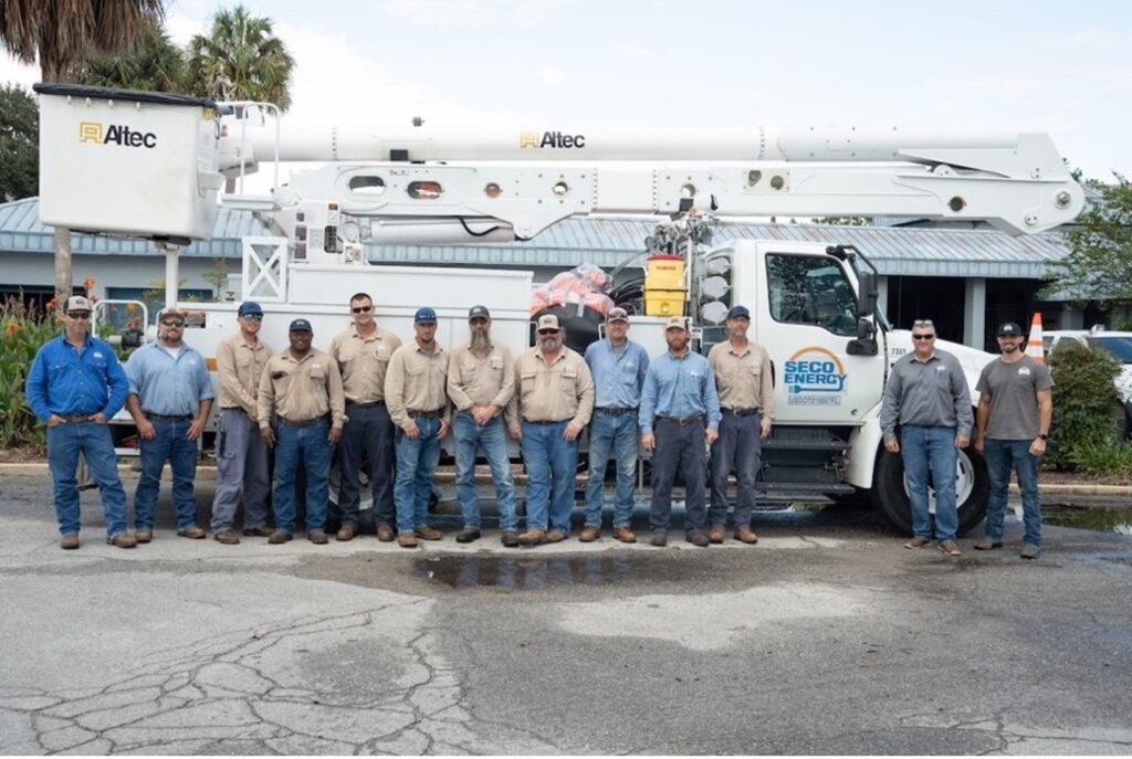 Hurricane Helene Mutual Aid from SECO Energy