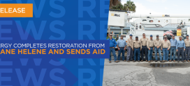 SECO Energy Completes Restoration from Hurricane Helene and Sends Aid