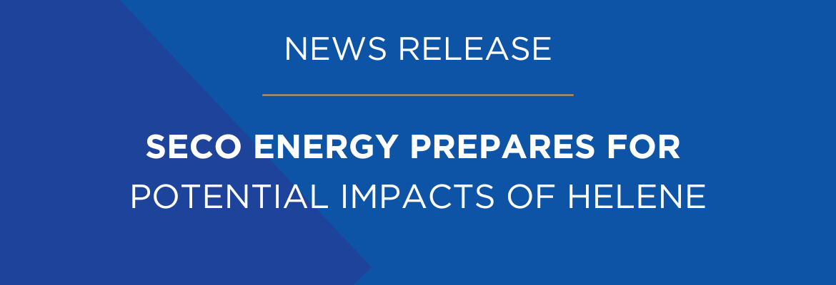 SECO Energy Prepares for Potential Impacts of Helene