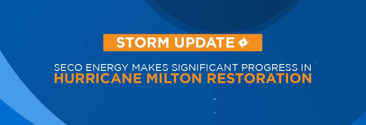 SECO Energy Makes Significant Progress in Hurricane Milton Restoration