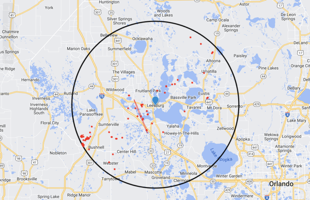 October 2024 lightning strikes