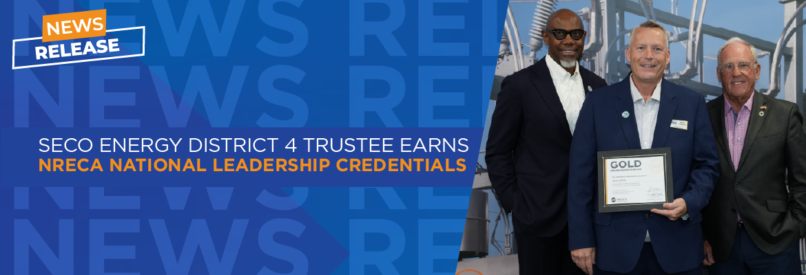 SECO Energy District 4 Trustee Earns NRECA Leadership Credentials