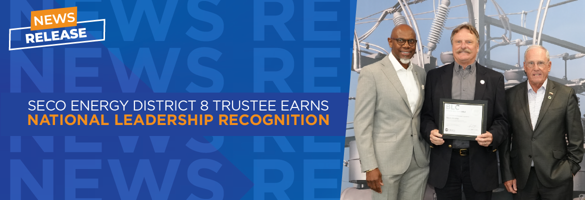 News Release September 2025 SECO Energy District 8 Trustee Earns National Leadership Recognition